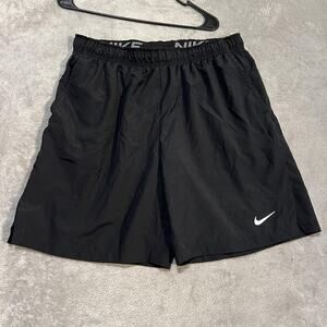 Nike Dri-FIT Flex Woven Shorts Mens XL Black Athletic Training Lined Pockets